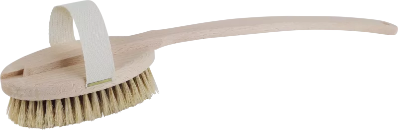Brush, baths, with removable handle, beech, 45cm