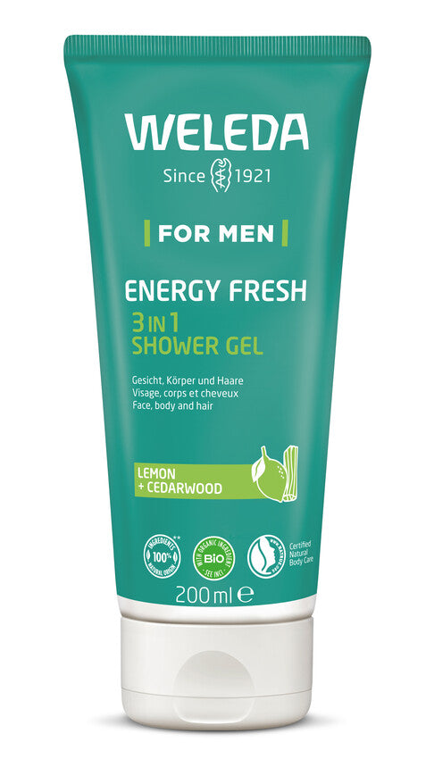 Dušas želeja vīriešiem, trīs vienā, 200ml