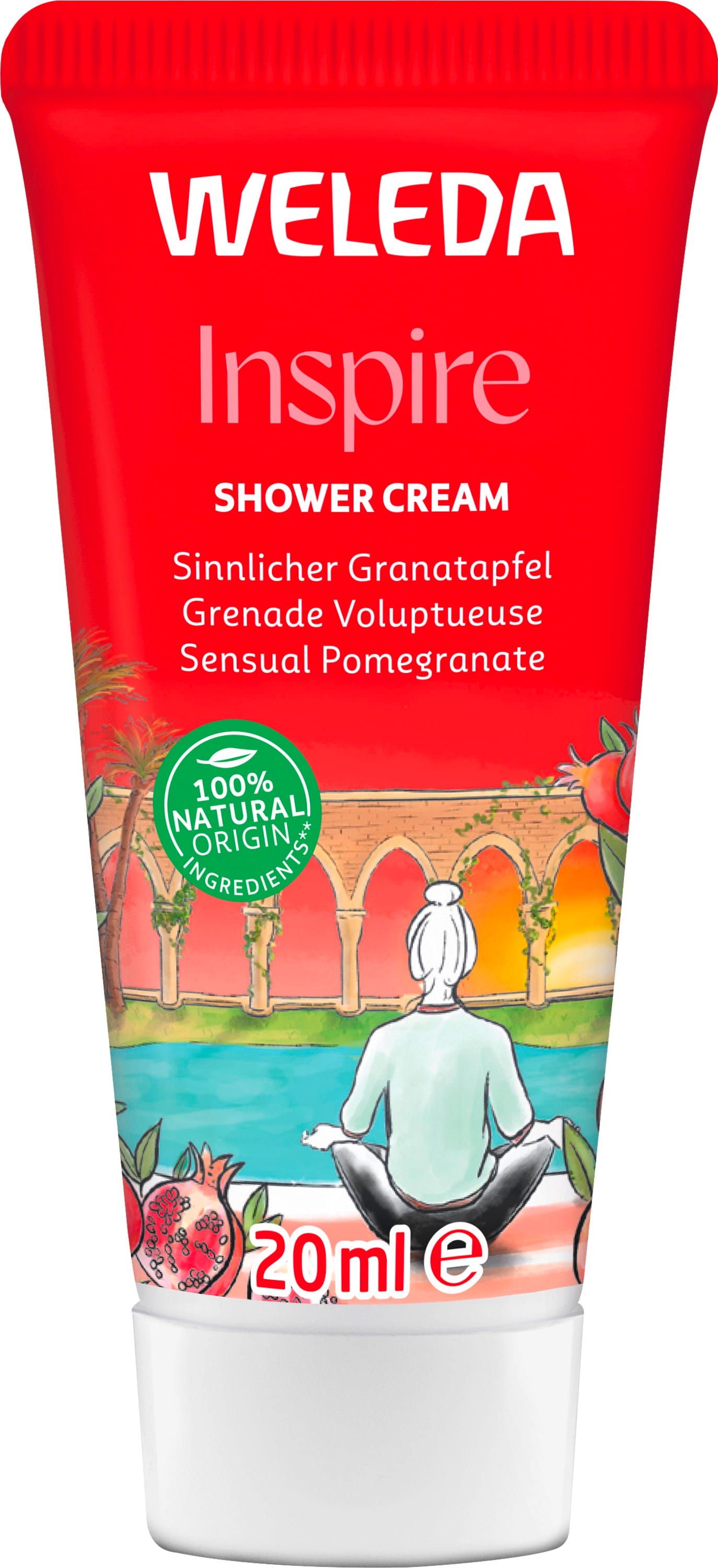 Dušas ziepes krēmveida, granātābolu, 200ml