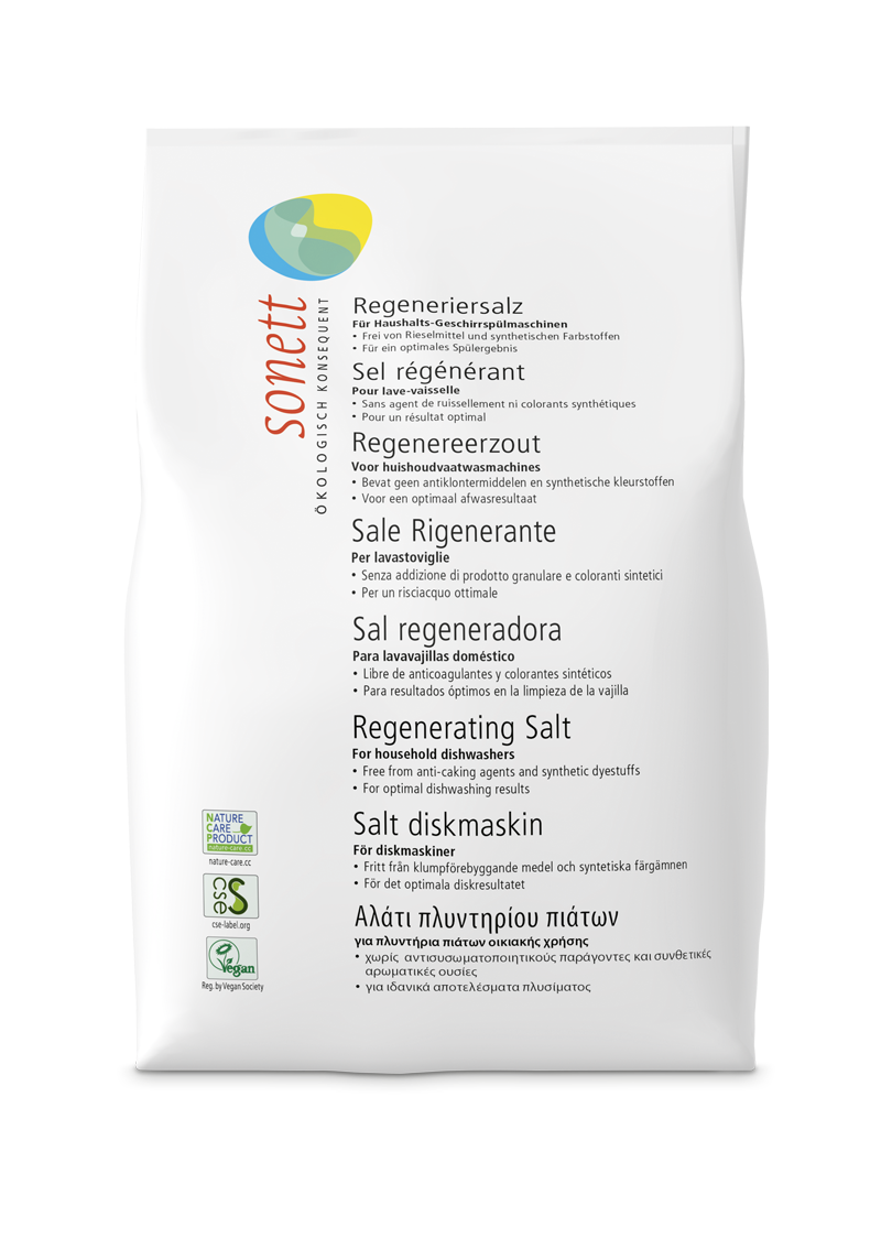 Salt for dishwashers, regenerating, 2kg