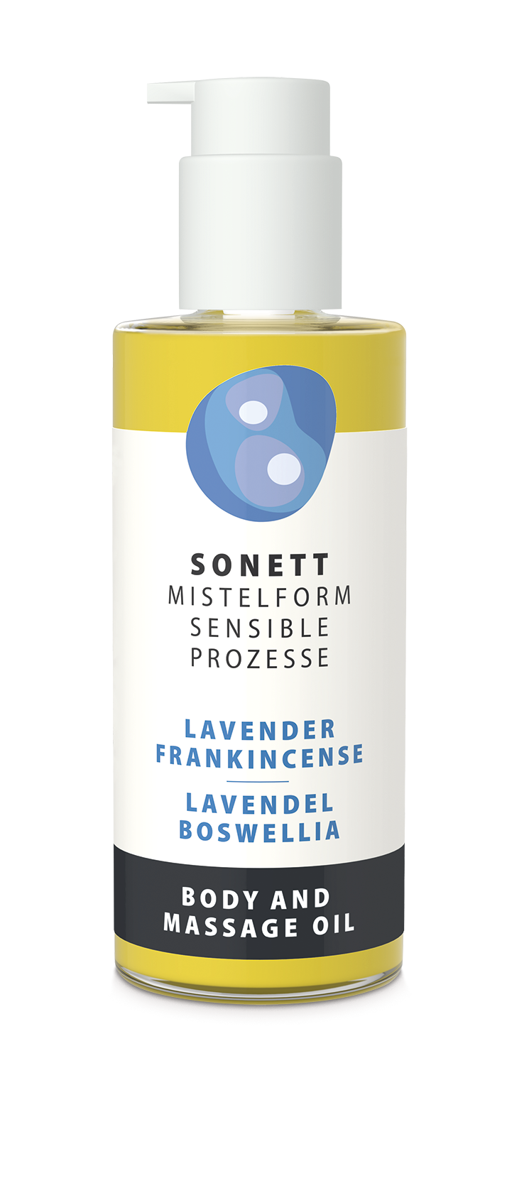 Eļļa ķermenim un masāžai MISTELFORM, lavanda-vīraks, 145ml