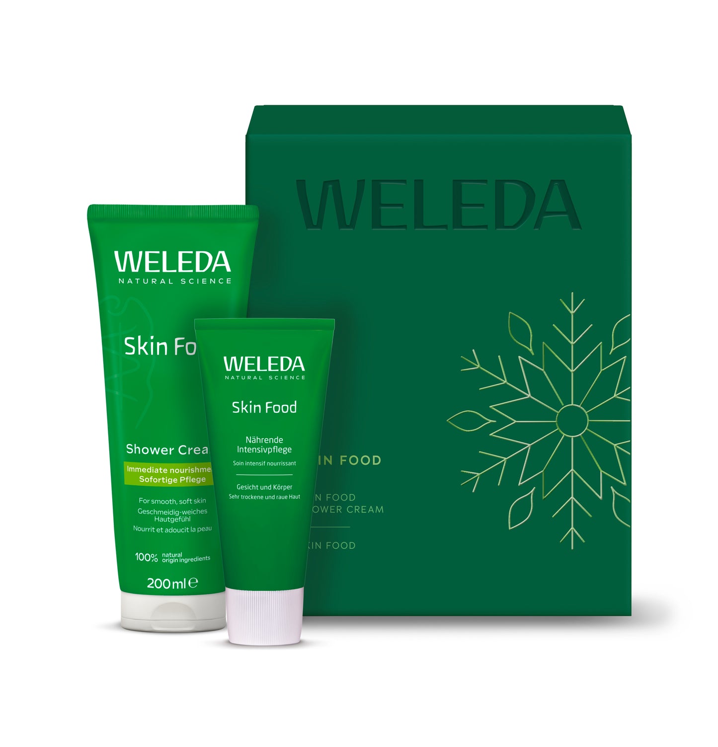 SKIN FOOD komplekts - barojošs krēms + dušas ziepes