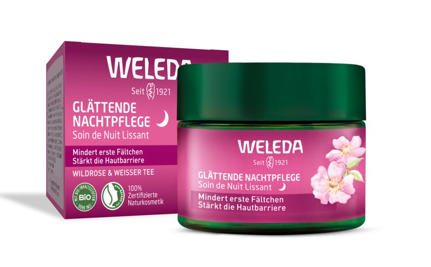Krēms sejai, izlīdzinošs nakts, roze&baltā tēja, 40ml