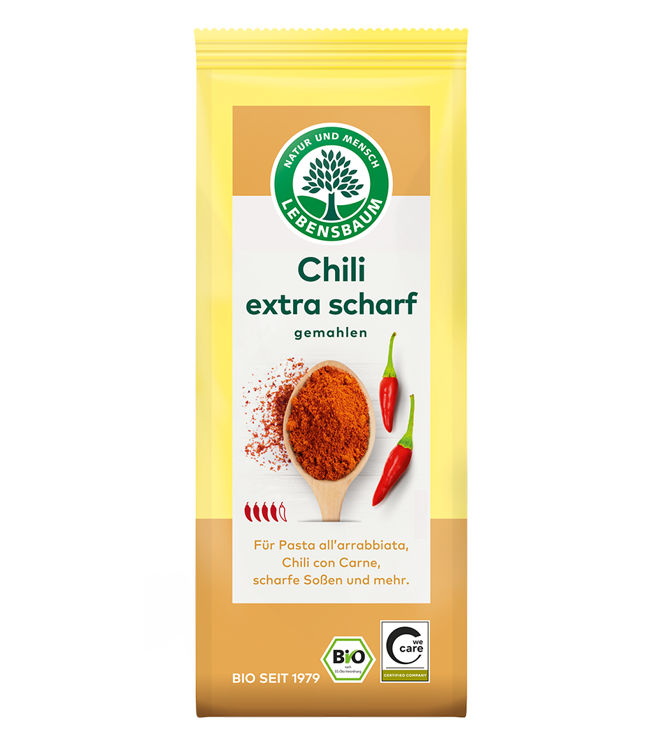 BIO Chili, extra hot, ground, 50g