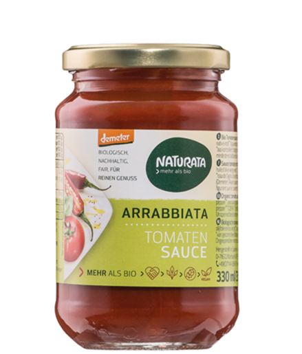 BIO Sauce, Arrabiata, tomato, 330ml