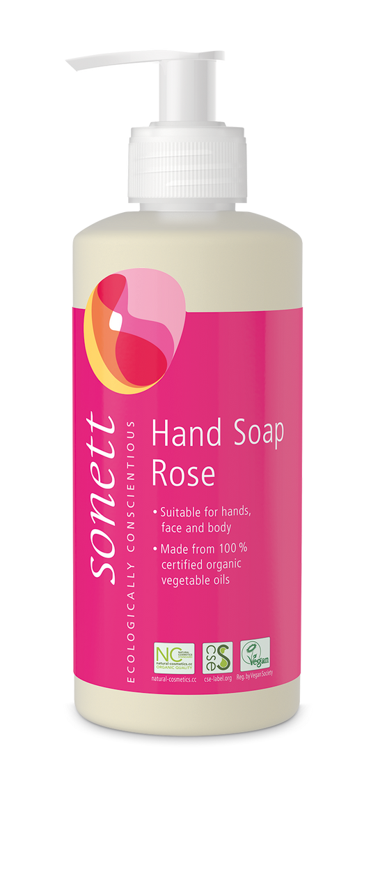 Soap, liquid, wild rose, 0.3l