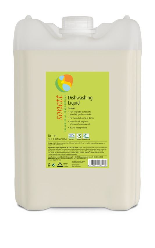 Dishwashing liquid, lemongrass, 10l