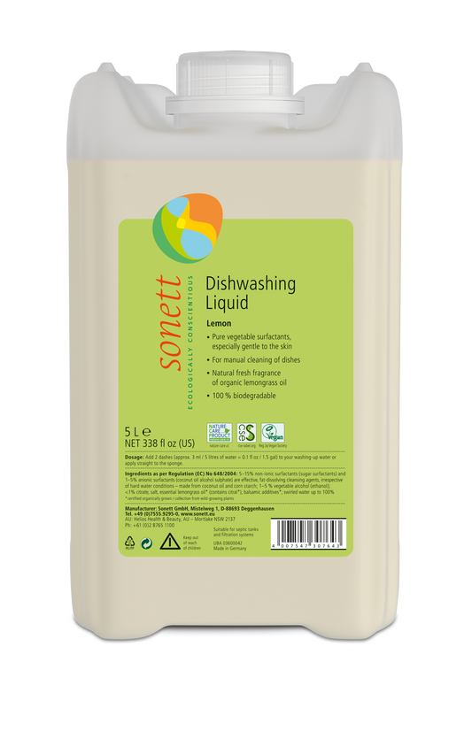 Dishwashing liquid, lemongrass, 5l