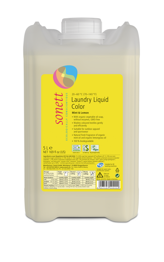 Laundry detergent, liquid, for colored laundry, 5l