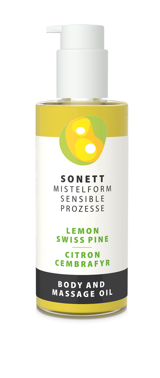 Oil for body and massage MISTELFORM, lemon-European cedar, 145ml