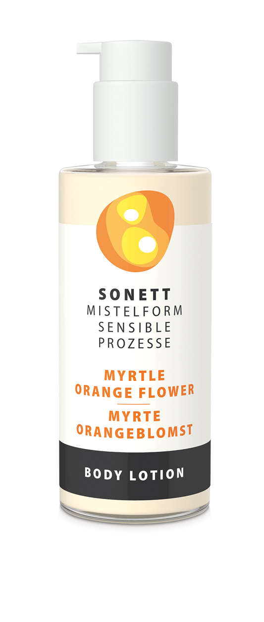 Body milk MISTELFORM, myrtle-orange flowers, 145ml