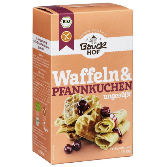 BIO Waffles and pancakes, for quick preparation, gluten-free, 200g