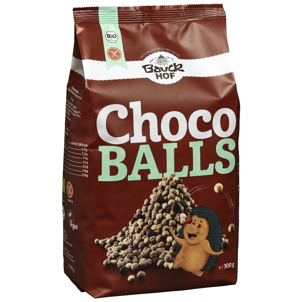 BIO Crispy balls, chocolate, gluten-free, 300g