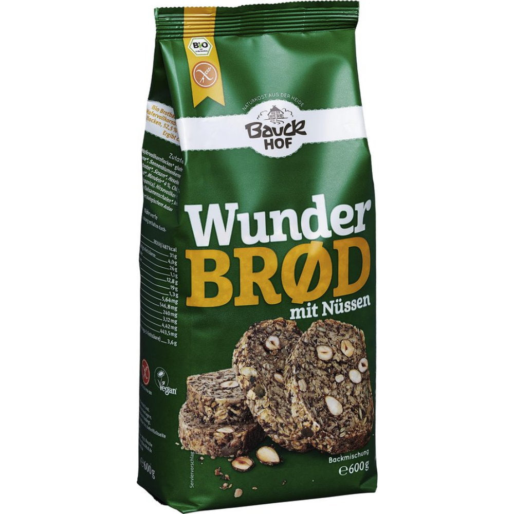 BIO Bread, strong with nuts, gluten-free, 600g