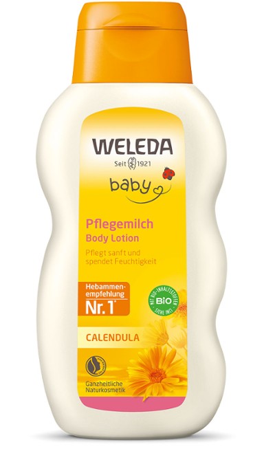 Milk for baby and sensitive skin care, calendula, 200ml