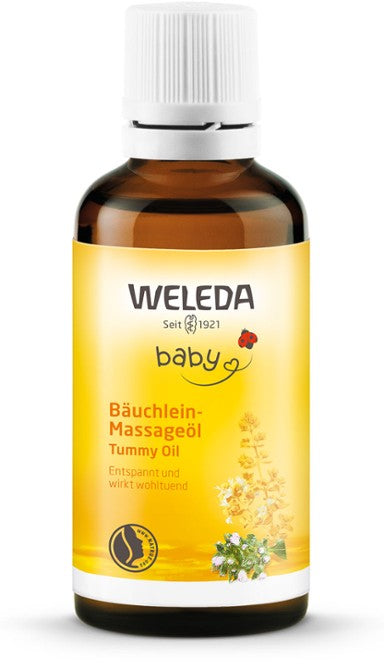 Oil for belly massage, for babies, 50ml