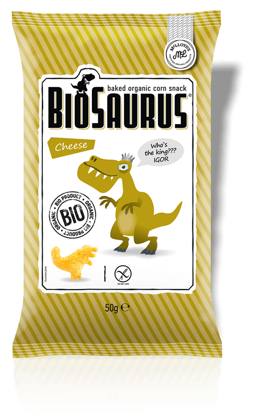 BIO Čipsi, kukurūzas, ar sieru, 50g