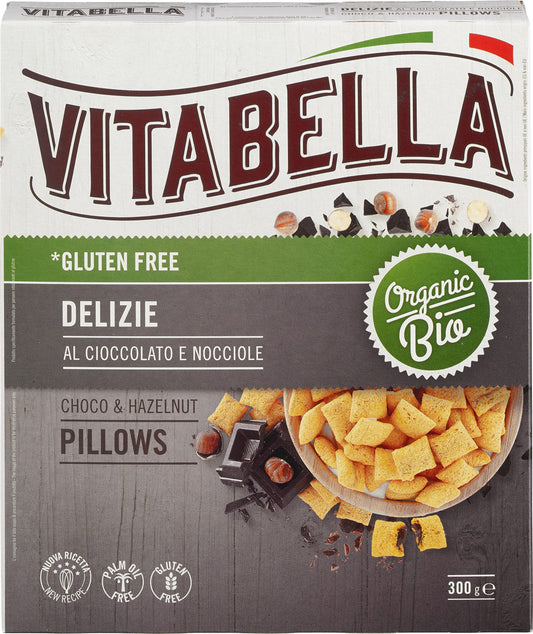 BIO Cereal pads, chocolate and hazelnuts, 300g