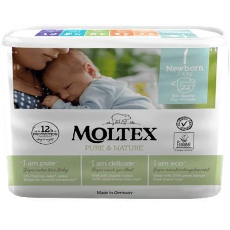 Diapers, No. 1, NEWBORN, 2-4kg, 22 pcs.