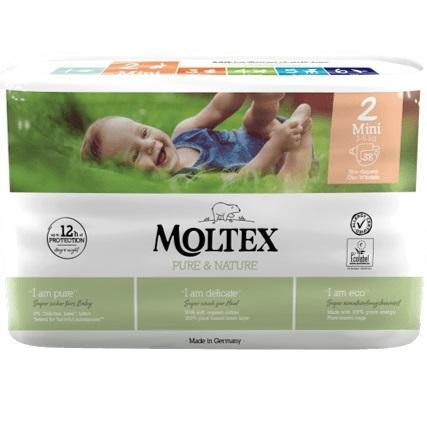 Diapers, No. 2, MINI, 3-6 kg, 38 pcs.