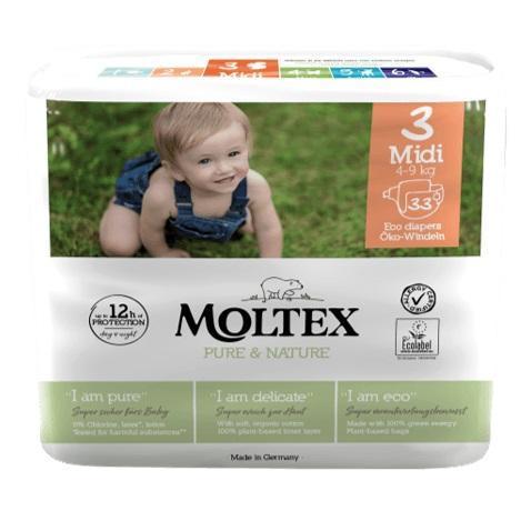 Diapers, No. 3, MIDI, 4-9kg, 33 pcs.