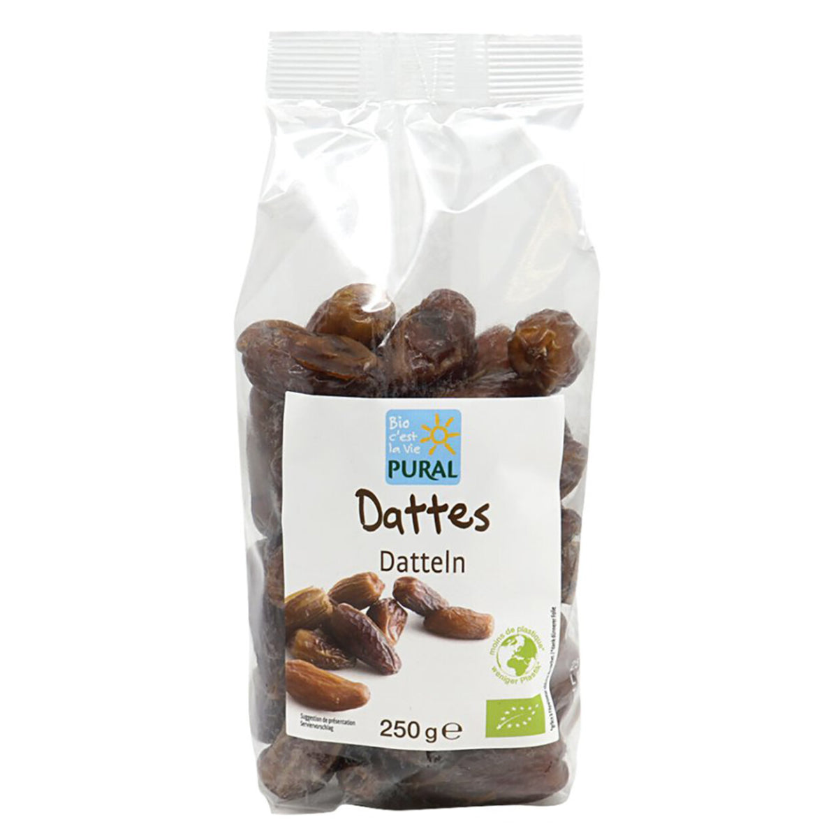 BIO Dates, dried, pitted, 250g
