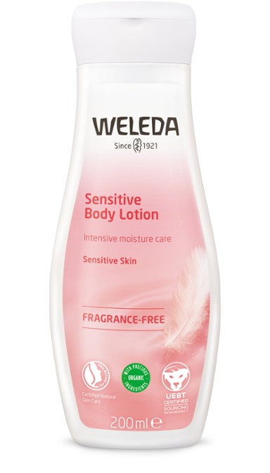 Body milk for sensitive skin, almond, 200ml