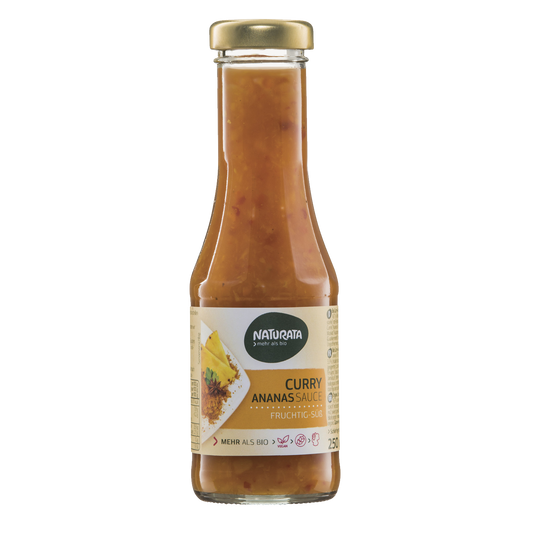 BIO Sauce, spicy, curry and pineapple, 250ml