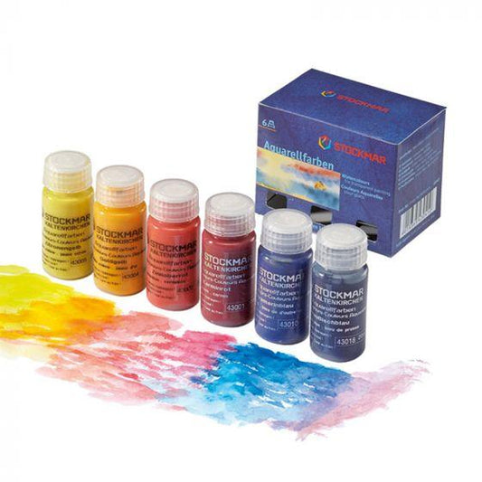 Watercolor paints, 6 pcs.