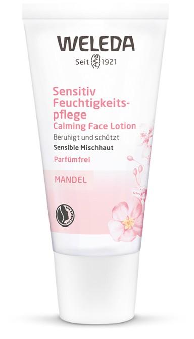 Krēms sejai viegls, nomierinošs, mandeļu, 30ml