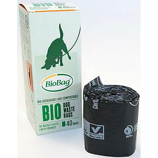 BIO Compostable waste bags for dog excrement, S