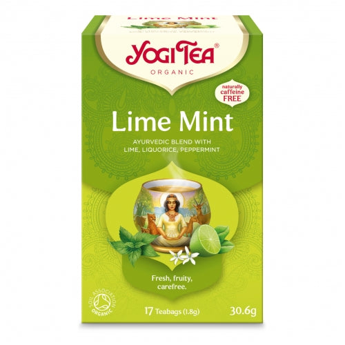 BIO Tea, lime - mint, 17 packets, 30.6g