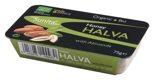 BIO Halva with honey and almonds, 75g