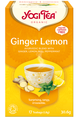 BIO Tea, ginger - lemon, 17 packets, 30.6g