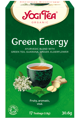 BIO Tea, for energy, green, 17 packets, 30.6g