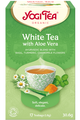 BIO Tea, white with aloe, 17 packets, 30.6g